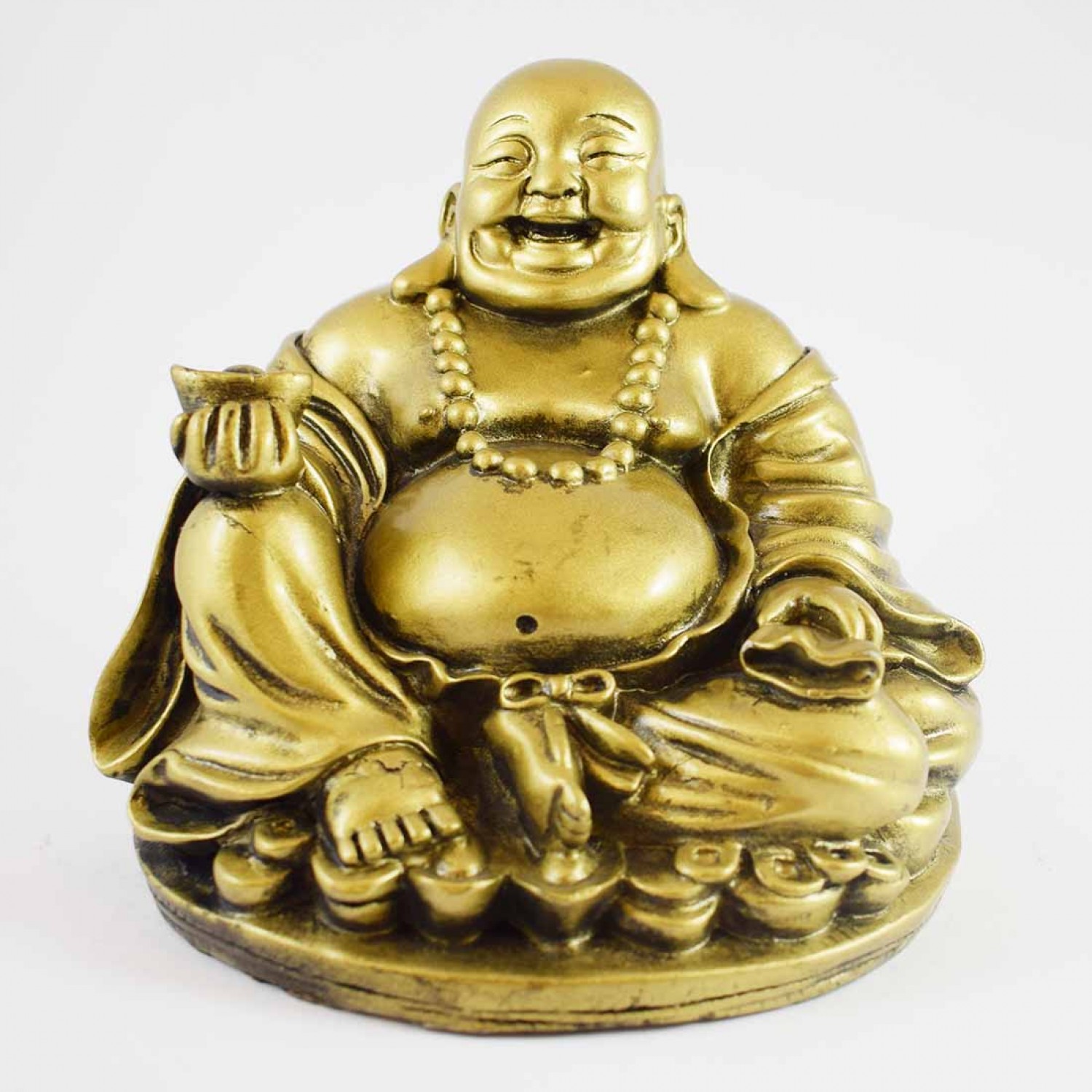 resin laughing buddha statue